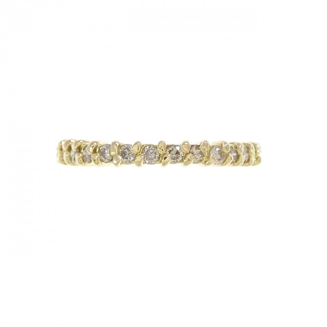 K18YG DIAMOND RING - 2