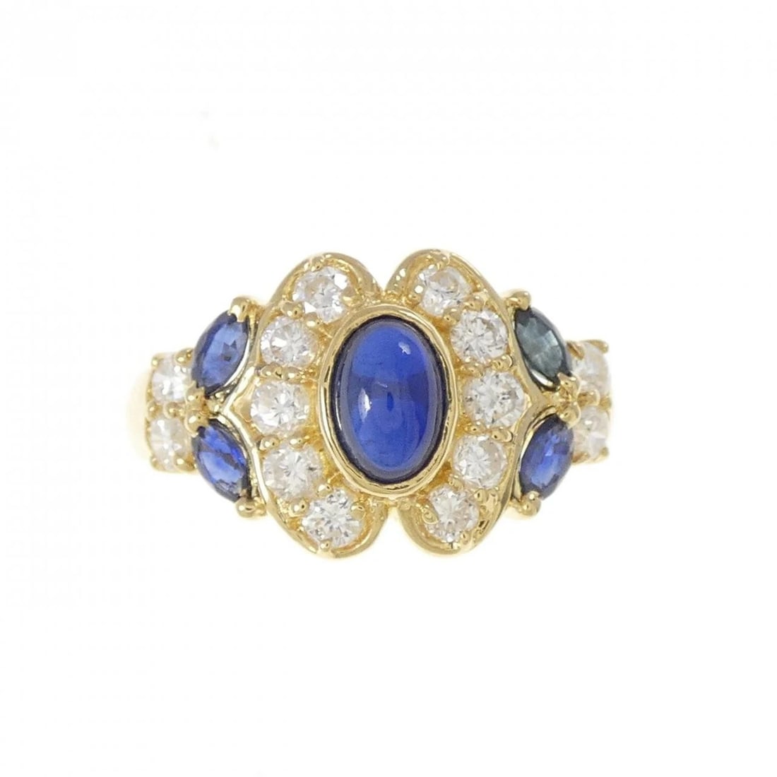 K18YG SAPPHIRE RING - 2