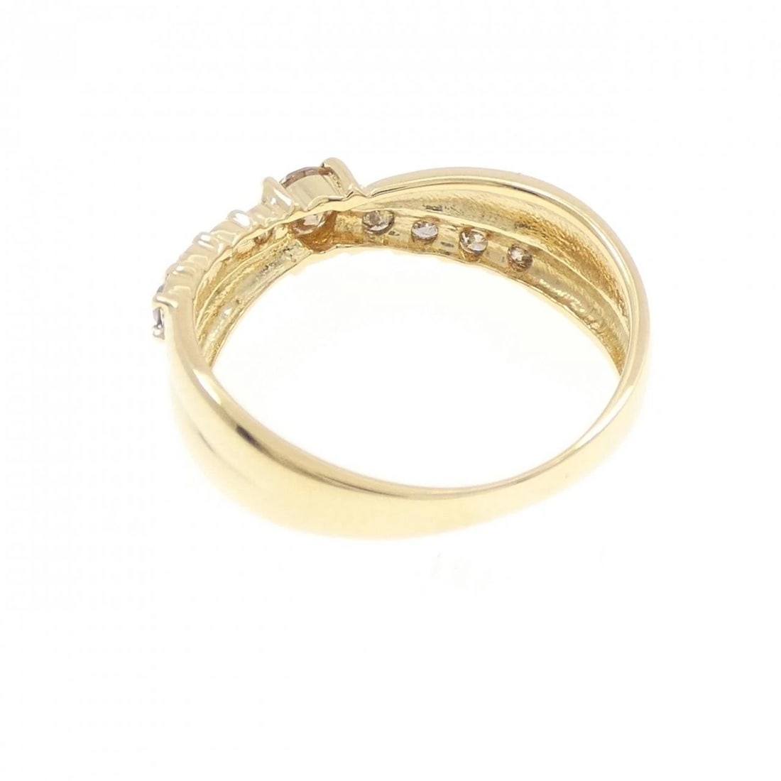 K18YG DIAMOND RING - 3