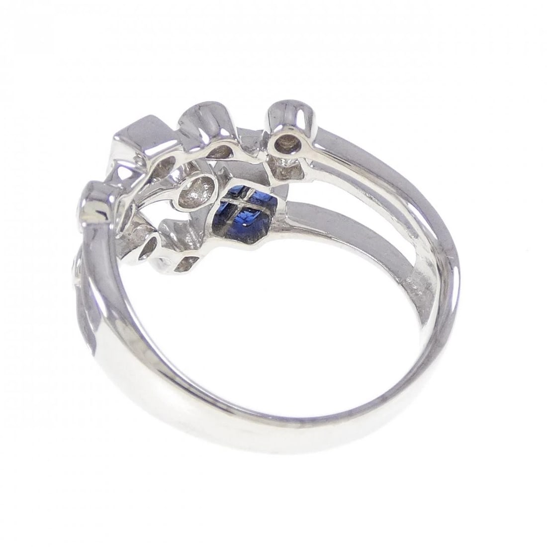 K18WG SAPPHIRE RING - 3