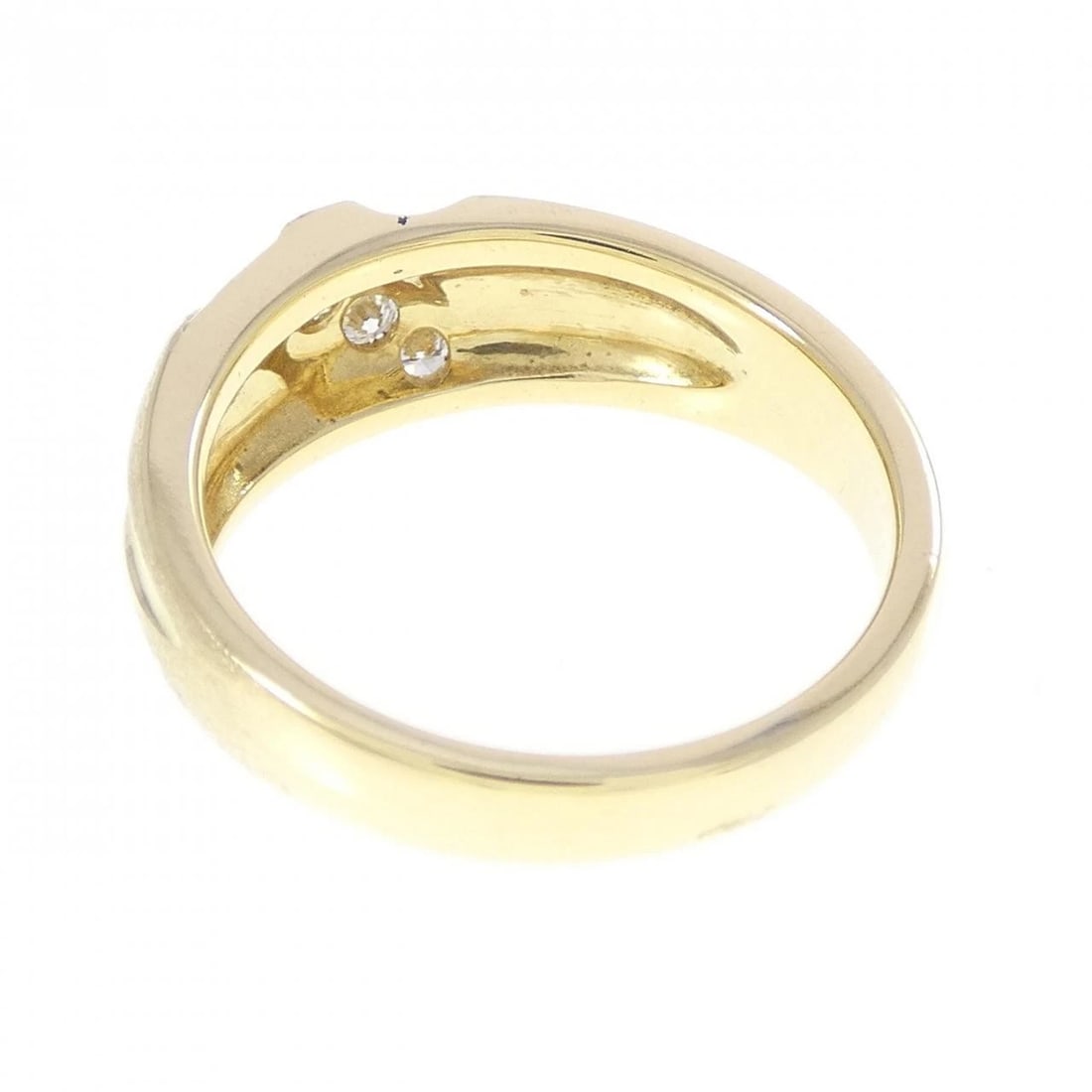 K18YG DIAMOND RING - 2