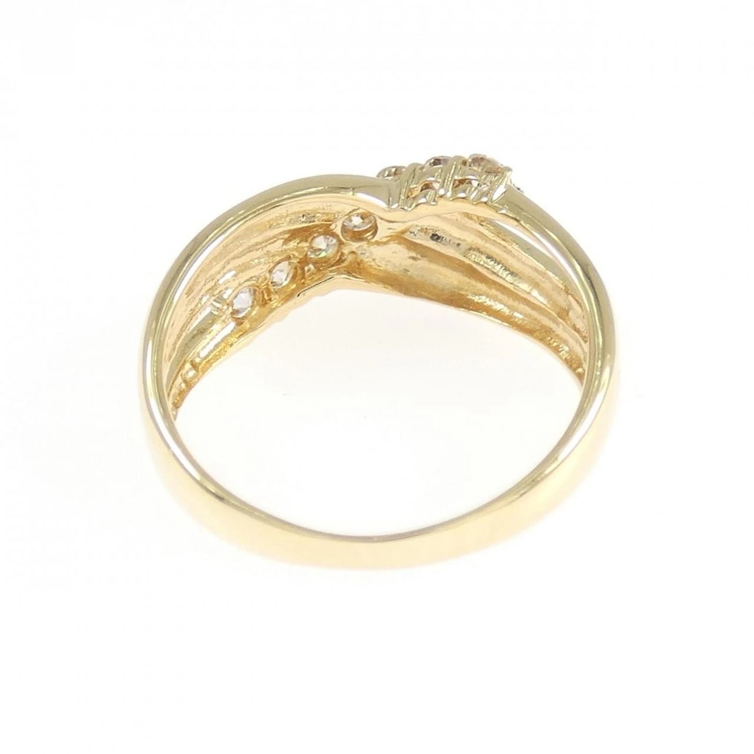K18YG DIAMOND RING - 3