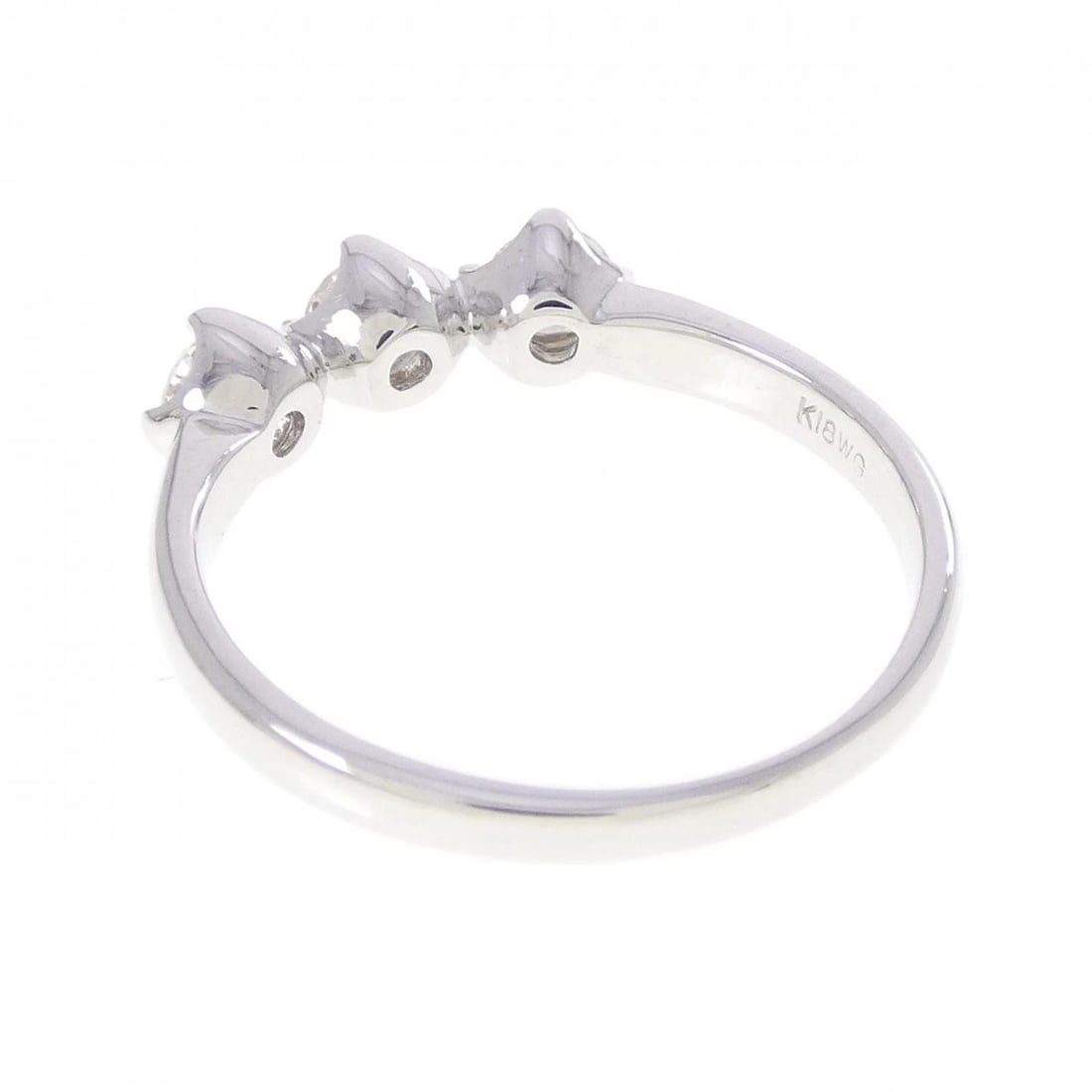 K18WG DIAMOND RING - 3