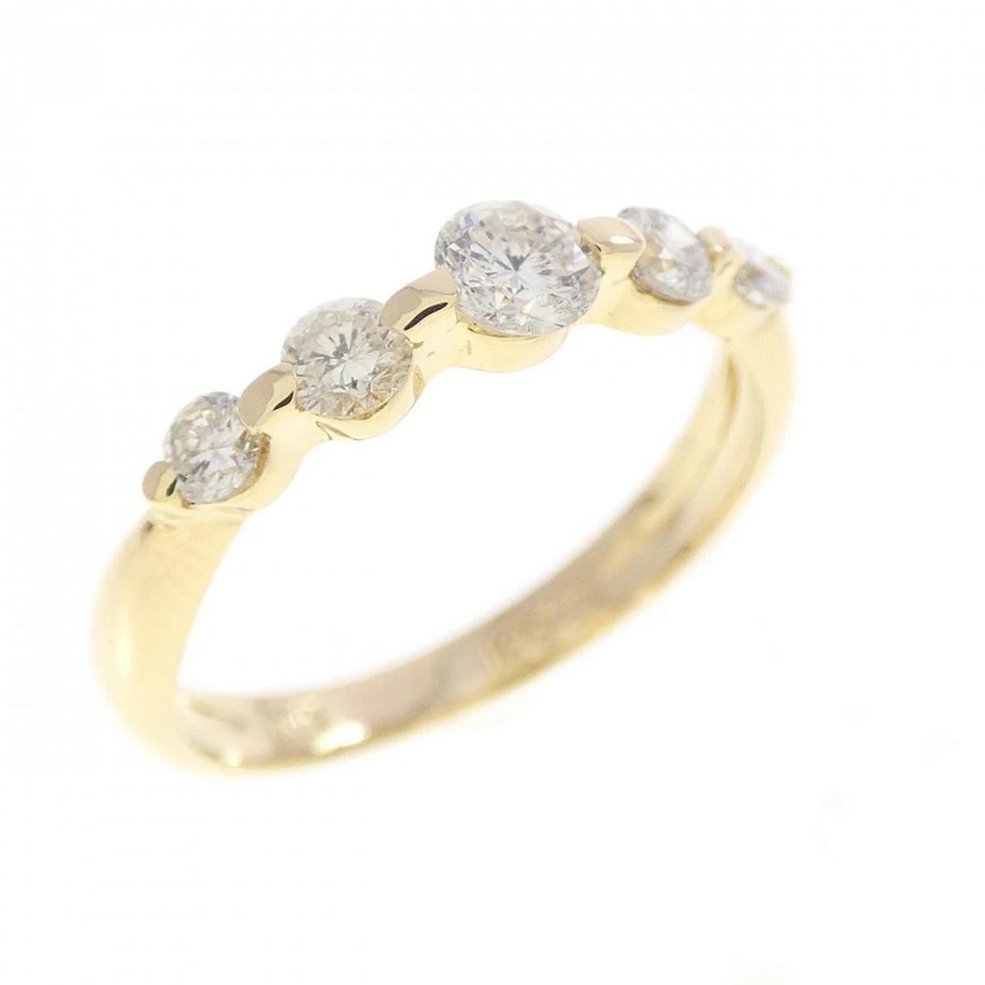 K18YG DIAMOND RING