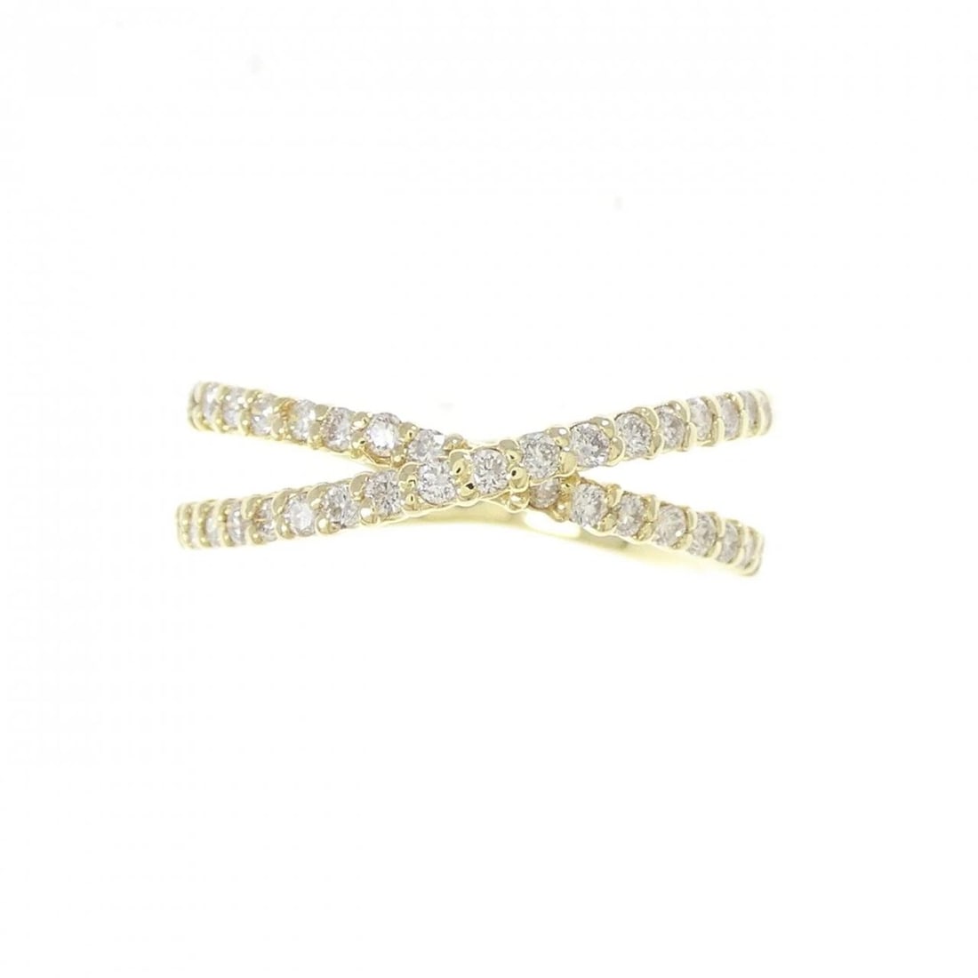 K18YG DIAMOND RING - 2