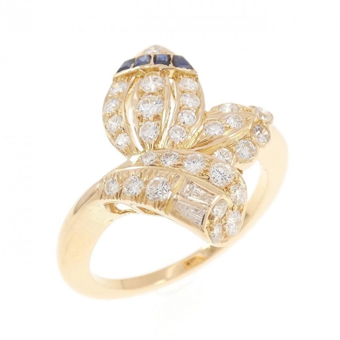18K YELLOW GOLD SAPPHIRE RING: 18K Yellow Gold Sapphire Ring Brand: Unbranded Type/Style: Sapphire Ring Material: Color: Size: US7 Accessories: None Accessories Notice: When purchasing pre-owned goods, please refer to the photos