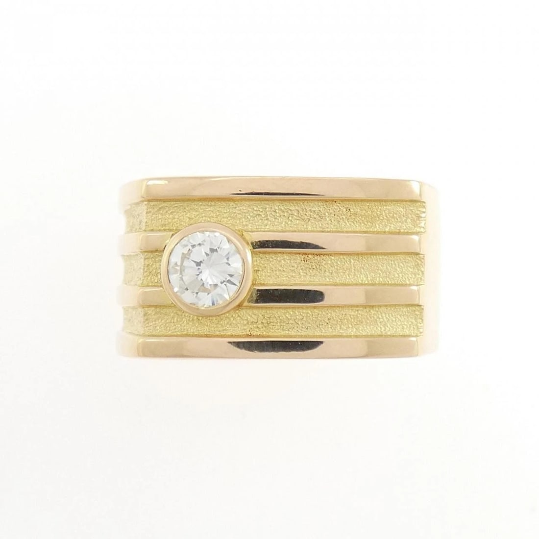 K18YG DIAMOND RING - 2