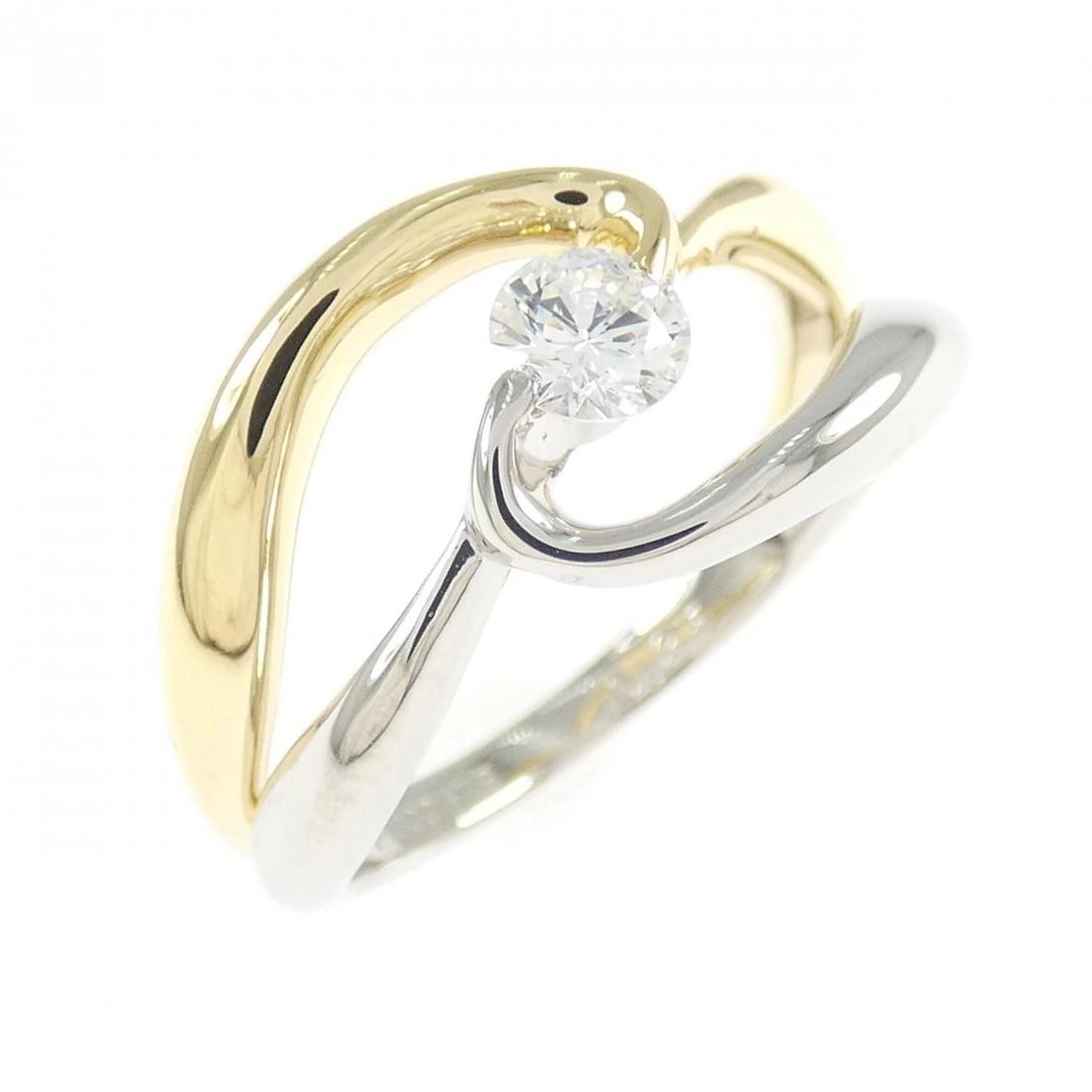 K18YG/PT900 DIAMOND RING: K18YG/PT900 Diamond Ring Brand: Unbranded Type/Style: Diamond Ring Material: Color: Size: US6 1/4 Accessories: None Accessories Notice: When purchasing pre-owned goods, please refer to the photos of