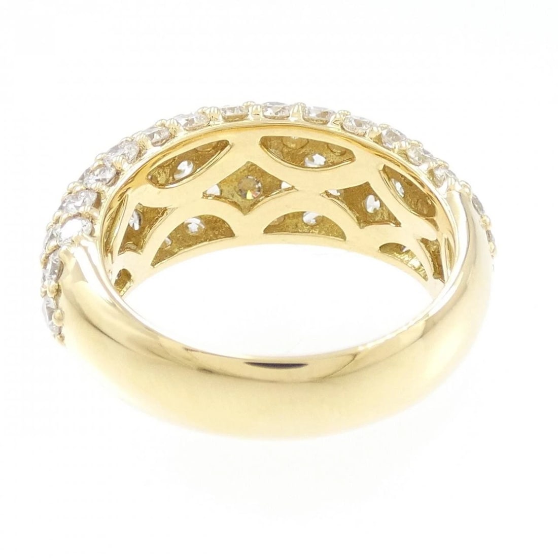 K18YG DIAMOND RING - 3