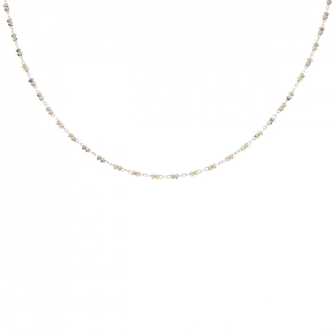 K18YG NECKLACE: K18YG Necklace Brand: Unbranded Type/Style: Necklace Material: Color: Size: Actual Size Chain maximum width approx.: 1.8mm Size 41-46cm Accessories: None Accessories Notice: When purchasing pre-owned