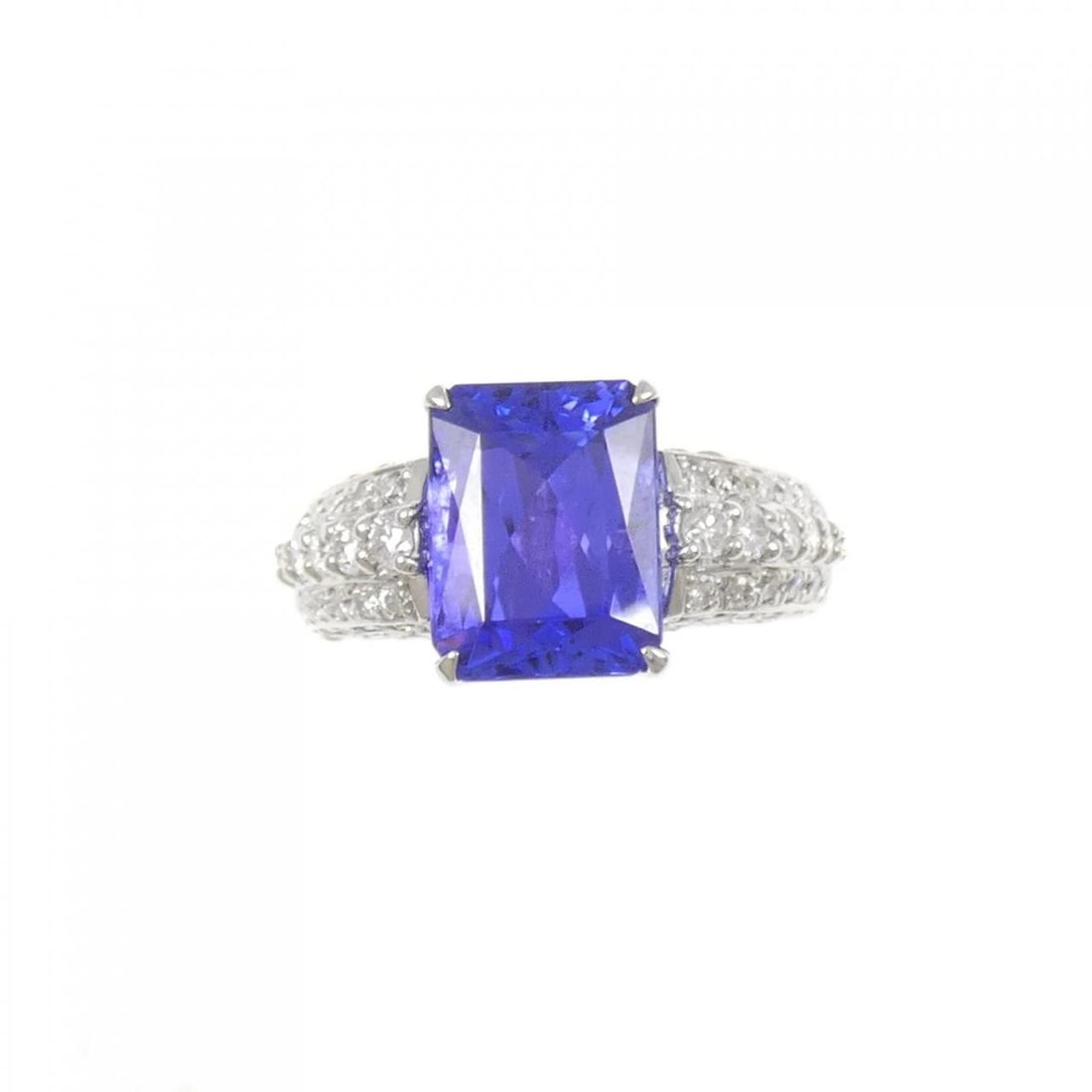 PT900 TANZANITE RING - 2