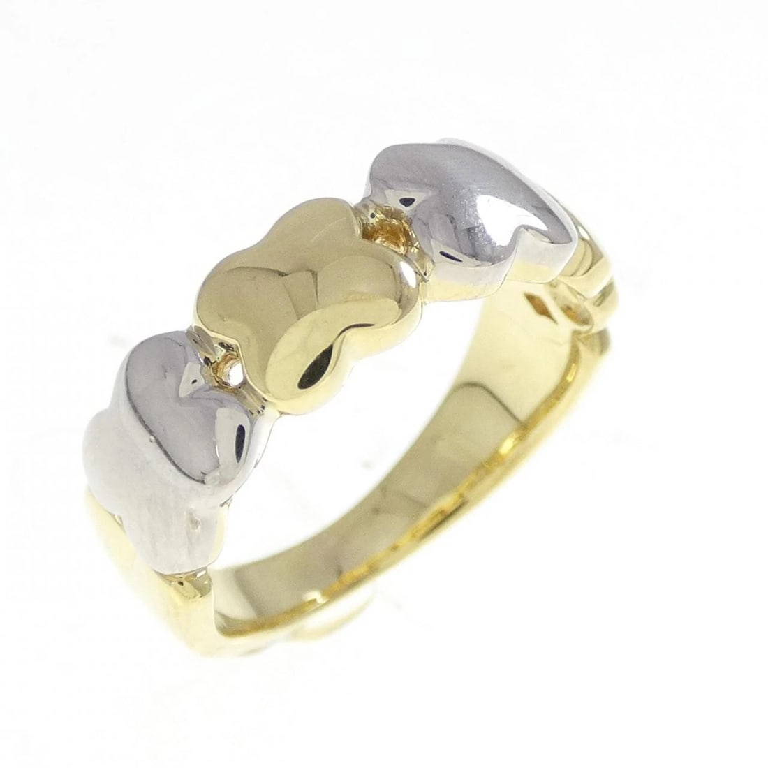 K18YG/PT900 RING: K18YG/PT900 ring Brand: Unbranded Type/Style: Ring Material: Color: Size: US3 3/4 Accessories: None Accessories Notice: When purchasing pre-owned goods, please refer to the photos of the items to