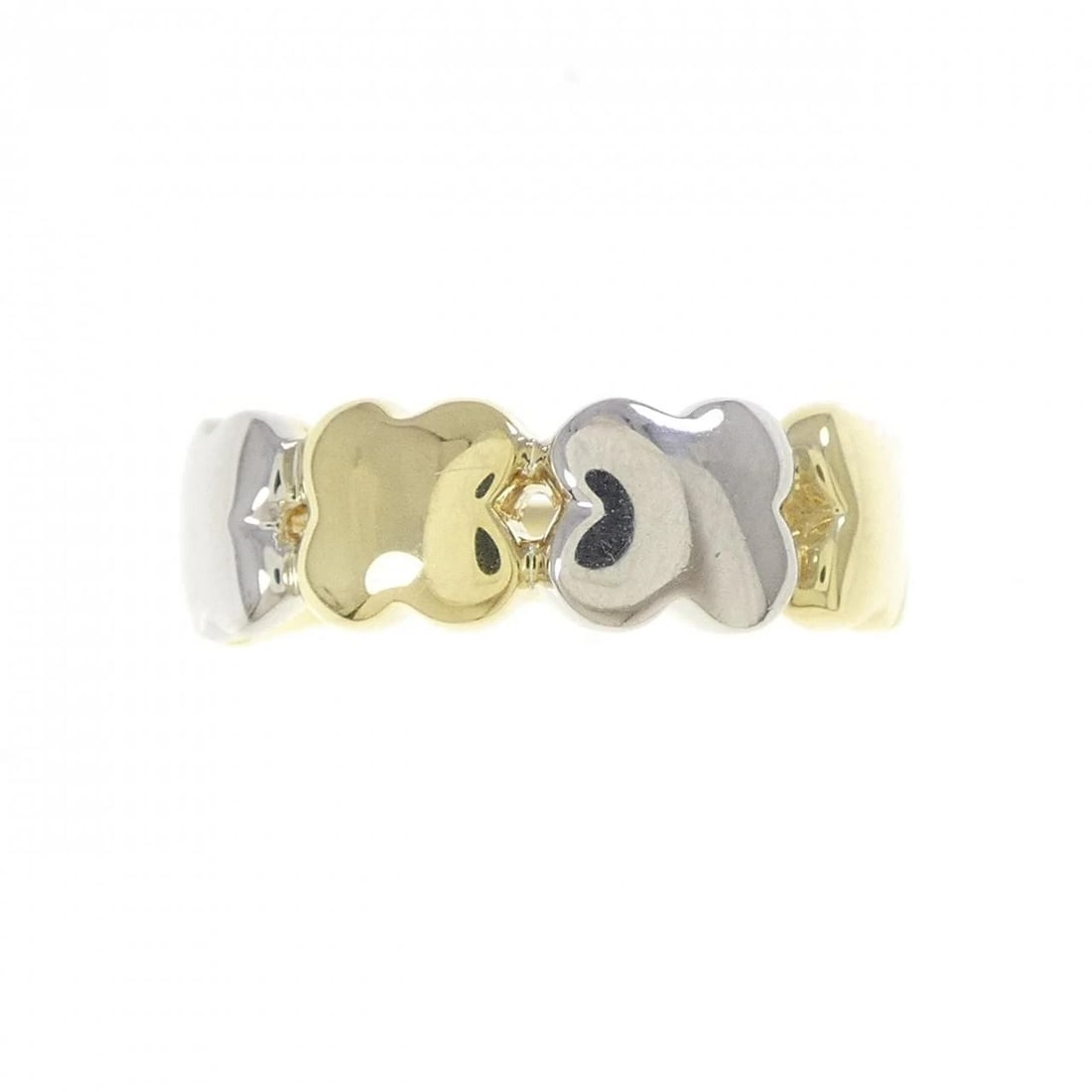 K18YG/PT900 RING - 2
