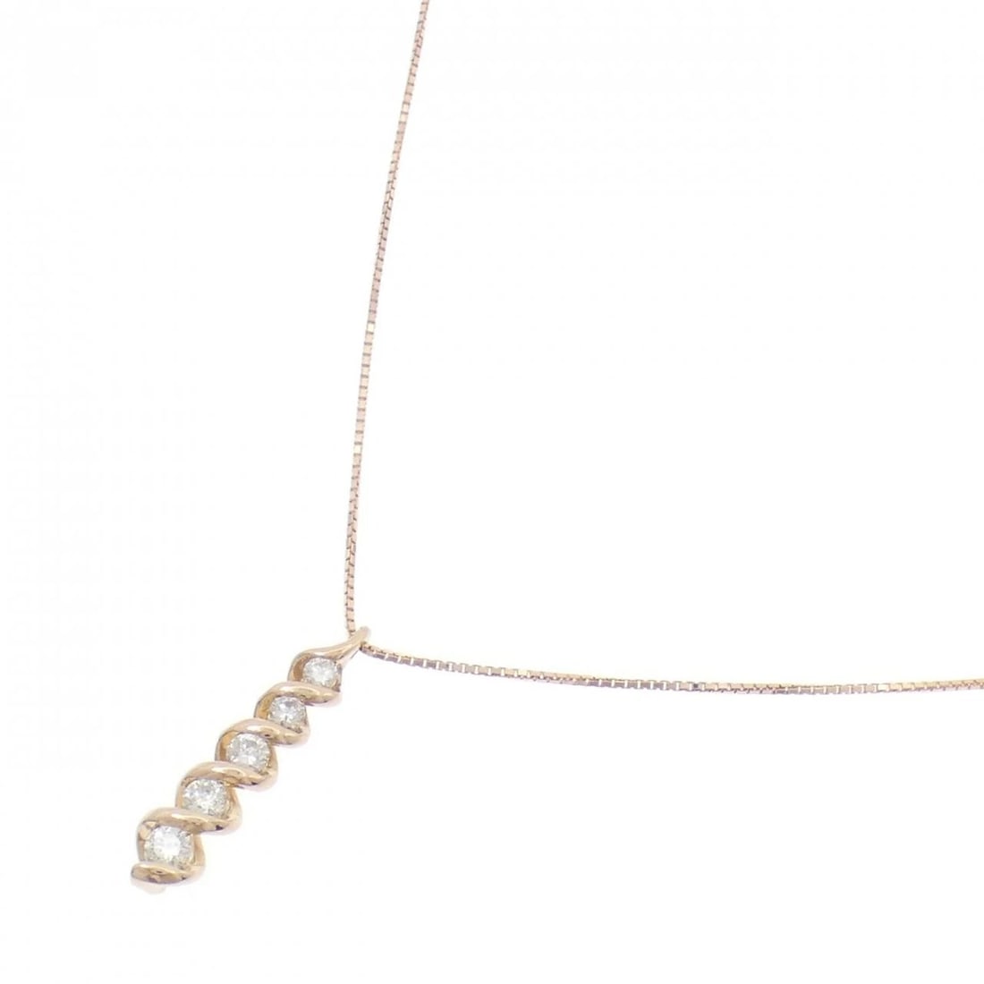 K18PG DIAMOND NECKLACE - 2