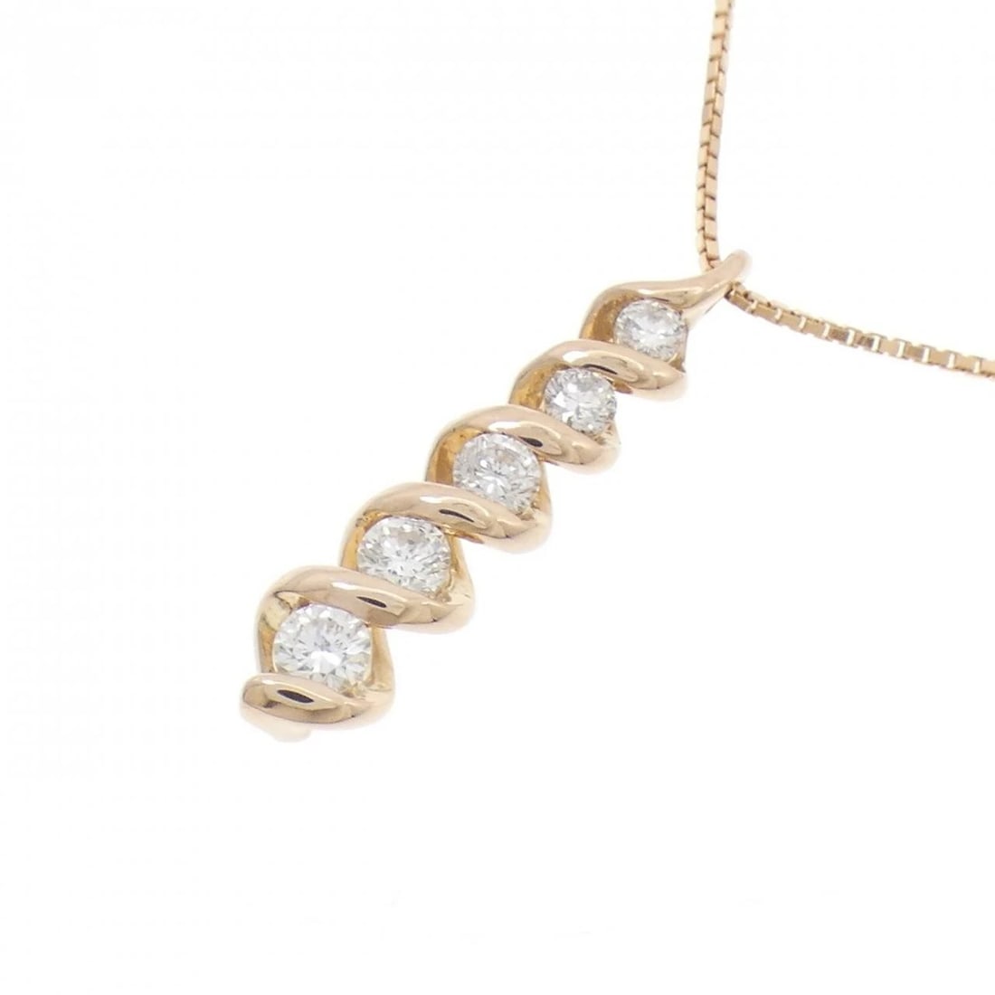 K18PG DIAMOND NECKLACE - 3