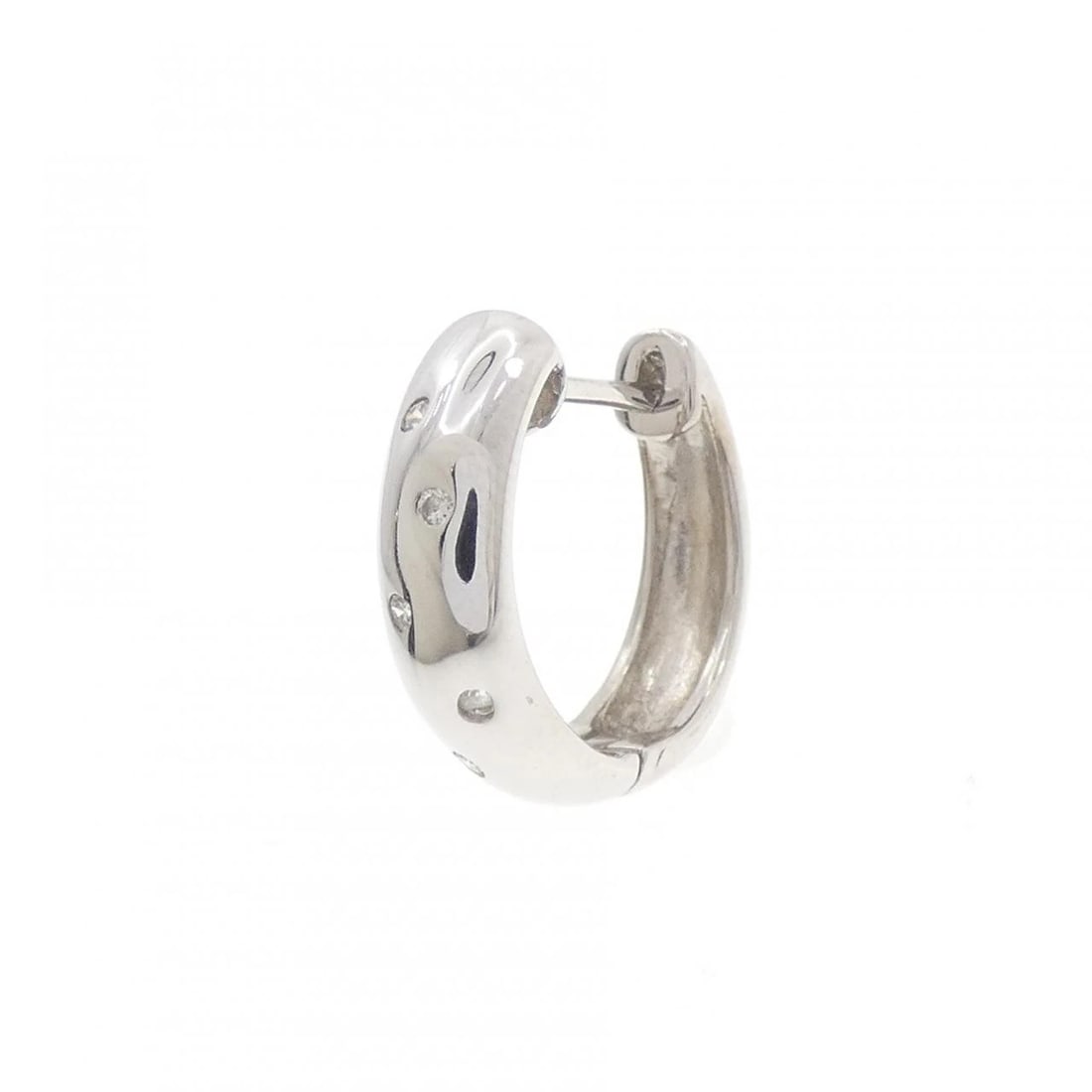 K18WG DIAMOND PIERCE (SINGLE EAR): K18WG Diamond Pierce (Single Ear) Brand: Unbranded Type/Style: Diamond Pierce/Earring Material: Color: Size: Actual Size Approximate dimensions (height x width): 15.2cm x 4.5cm Accessories: None