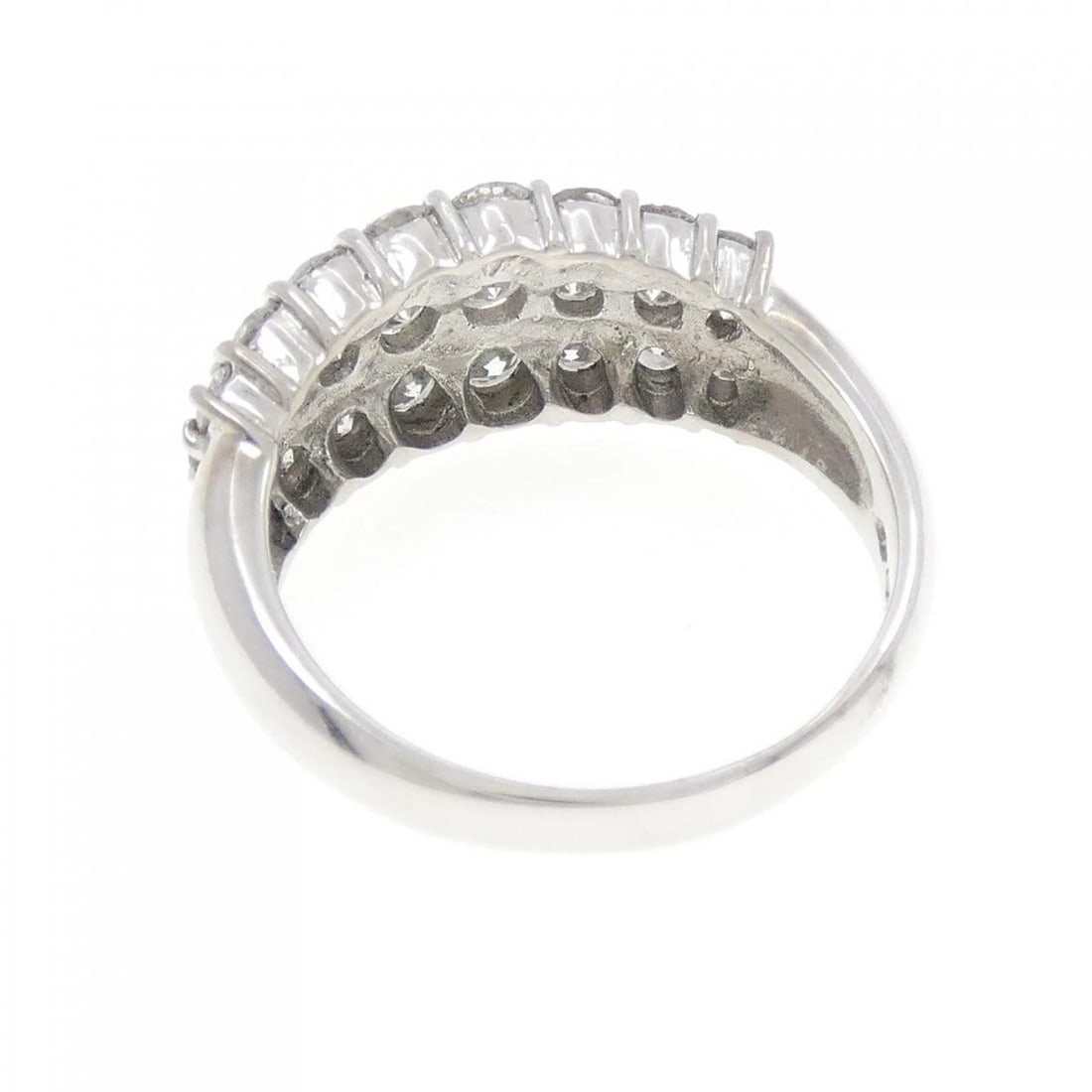 PT850 PAVE DIAMOND RING - 2