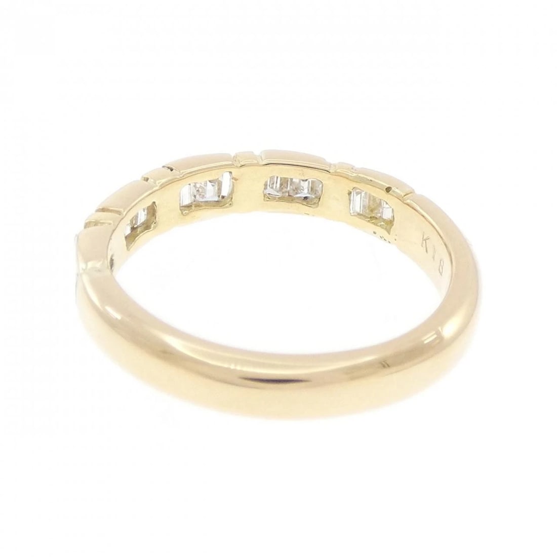 K18YG DIAMOND RING - 3