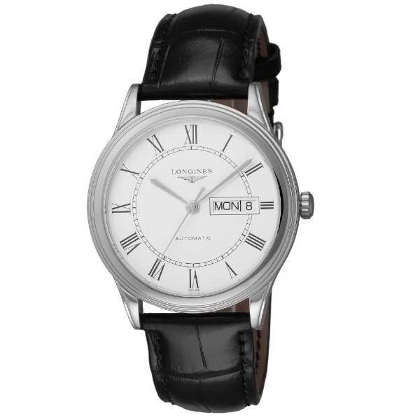 LONGINES FLAGSHIP SILVER WATCH: Longines Flagship Silver Watch Brand: Longines Type/Style: Wristwatch Material: Case Material Stainless steel Band material Leather Color: Case Color Silver Size: [Case size] Height 38 x width 38 x