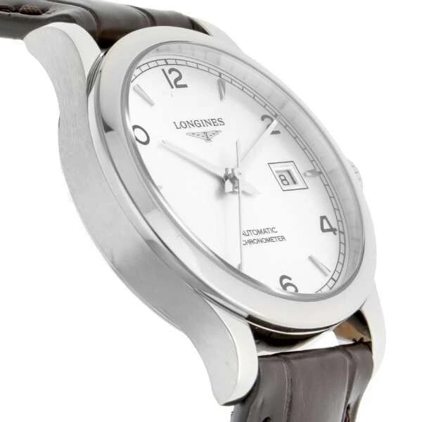 LONGINES RECORD LEATHER WATCH - 2