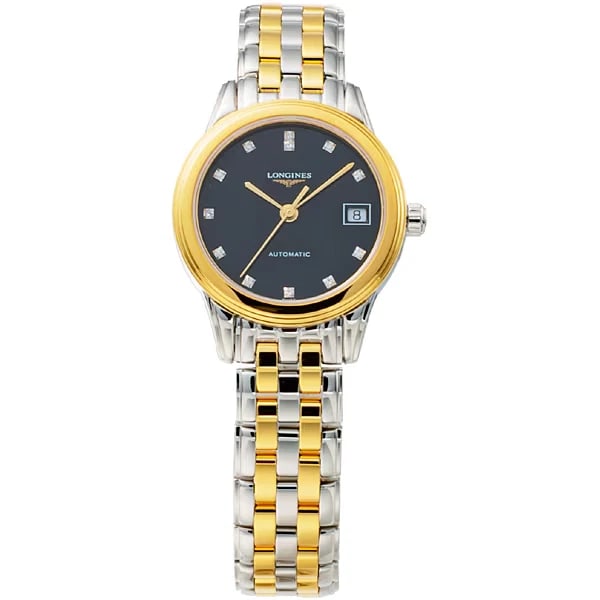 LONGINES WOMETAL BELT WATCH: Longines WoMetal Belt Watch Brand: Longines Type/Style: Wristwatch Material: Case Material Stainless steel Color: Dial color Black Size: Case size: Approx. 26mm (excluding crown) Accessories: None