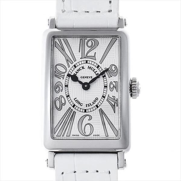 FRANCK MULLER LONG ISLAND ENSENMBLE WATCH: FRANCK MULLER Long Island Ensenmble Watch Brand: Franck Muller Type/Style: Wristwatch Material: Case Material (Gold: 18K) White gold Color: Dial color: Silver Size: Case diameter: 32.3 x 23 mm