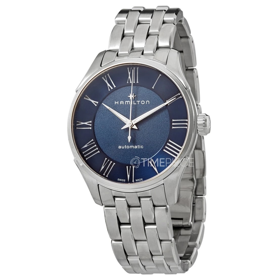 HAMILTON JAZZMASTER AUTOMATIC BLUE DIAL WATCH - 2