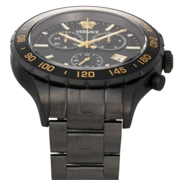 VERSACE HELLENYIUM BLACK WATCH - 3