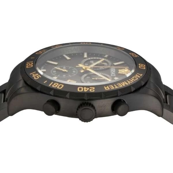 VERSACE HELLENYIUM BLACK WATCH - 4