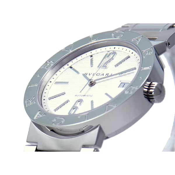 BVLGARI WHITE AUTOMATIC WATCH - 2