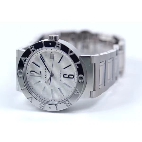 BVLGARI WHITE AUTOMATIC WATCH - 3