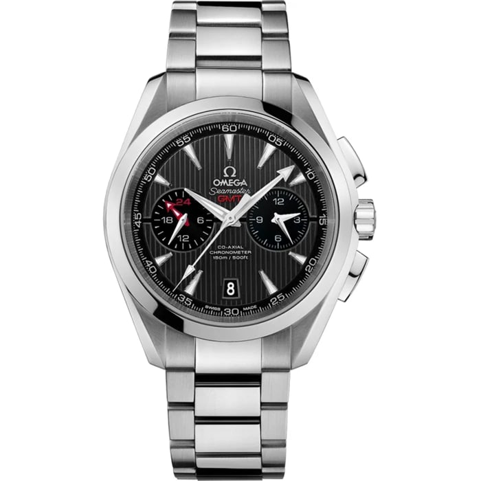 OMEGA SEAMASTER AQUA TERRA CO-AXIAL CHROMETER WATCH: Omega Seamaster Aqua Terra Co-Axial Chrometer Watch Brand: TAG Heuer Type/Style: Wristwatch Material: Case Material Material (Main) Stainless steel Color: Gray/Black Size: Case Size 43.0mm