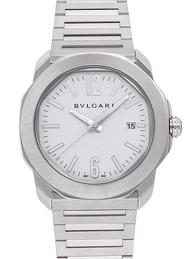 BULGARI OCTO ROMA WHITE WATCH: Bulgari Octo Roma White Watch Brand: Bvlgari Type/Style: Wristwatch Material: Case Material MaterialSS Color: Dial Color White Size: Case diameter 42mm Accessories: None Accessories Notice: When