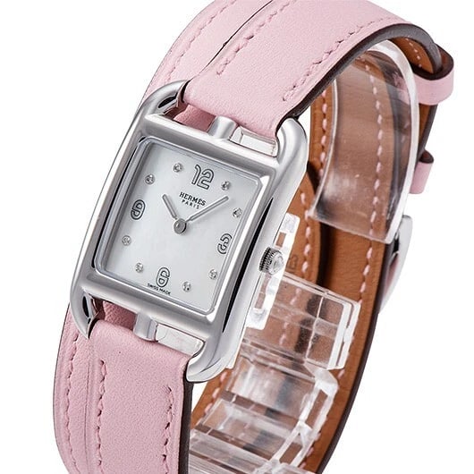HERMES CAPE COD WHITE WATCH - 2