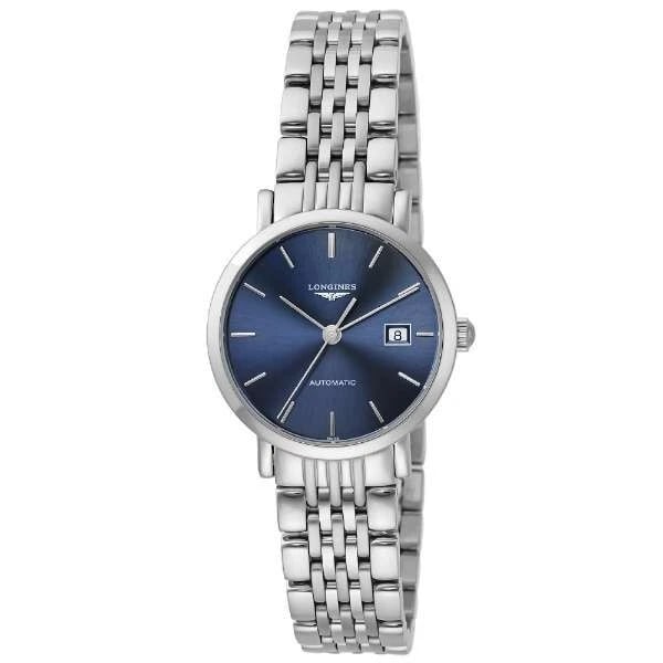 LONGINES ELEGANT BLUE WATCH: Longines Elegant Blue Watch Brand: Longines Type/Style: Wristwatch Material: Case Material Stainless steel Color: Dial Color Blue Size: Case Diameter 29 mm Accessories: None Accessories Notice: When