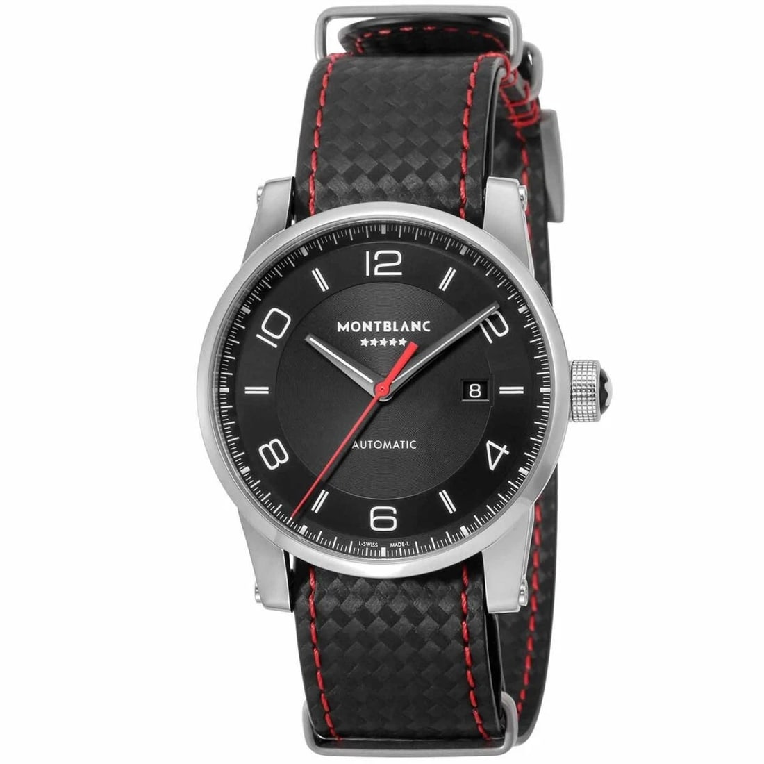 MONTBLANC TIMEWALKER WATCH: Montblanc TimeWalker WATCH Brand: Montblanc Type/Style: Wristwatch Material: Case Material Stainless steel Color: Dial color?Black Size: Case: 42mm (H) x 42mm (W) x 11mm (D) Accessories: None