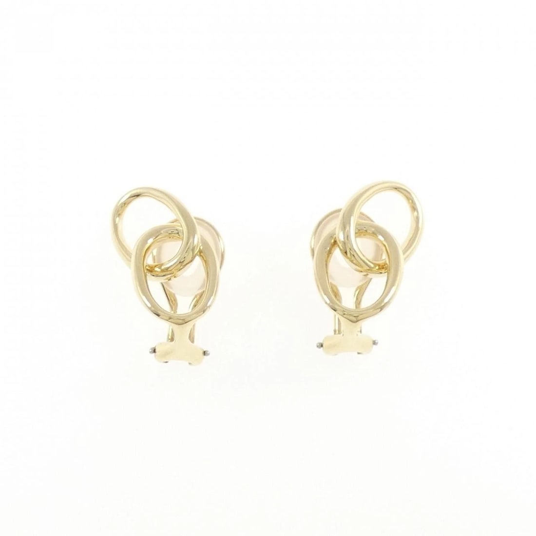 TIFFANY&CO. 750YG EARRING: TIFFANY&Co. 750YG Earring Brand: TIFFANY&Co. Type/Style: TIFFANY&Co. Pierce/Earring Material: 750 yellow gold, Color: Yellow Gold/ White Gold/ Pink Gold Size: Actual Size Approx. height x width:
