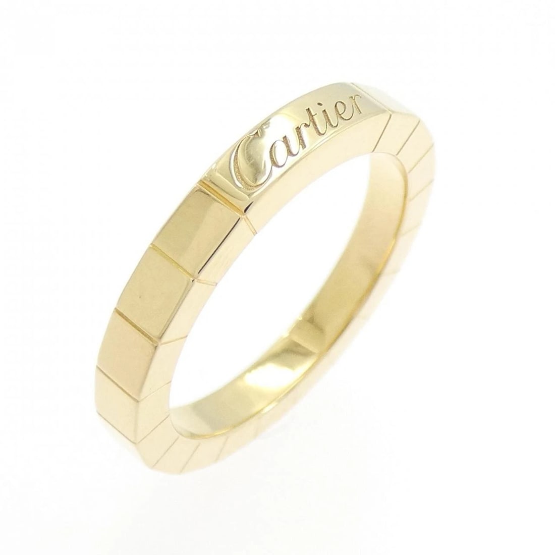 CARTIER LANIER RING: Cartier Lanier Ring Brand: CARTIER Type/Style: Cartier Ring Material: 750 yellow gold, Color: Yellow gold Size: US 5 Accessories: None Accessories Notice: When purchasing pre-owned goods, please