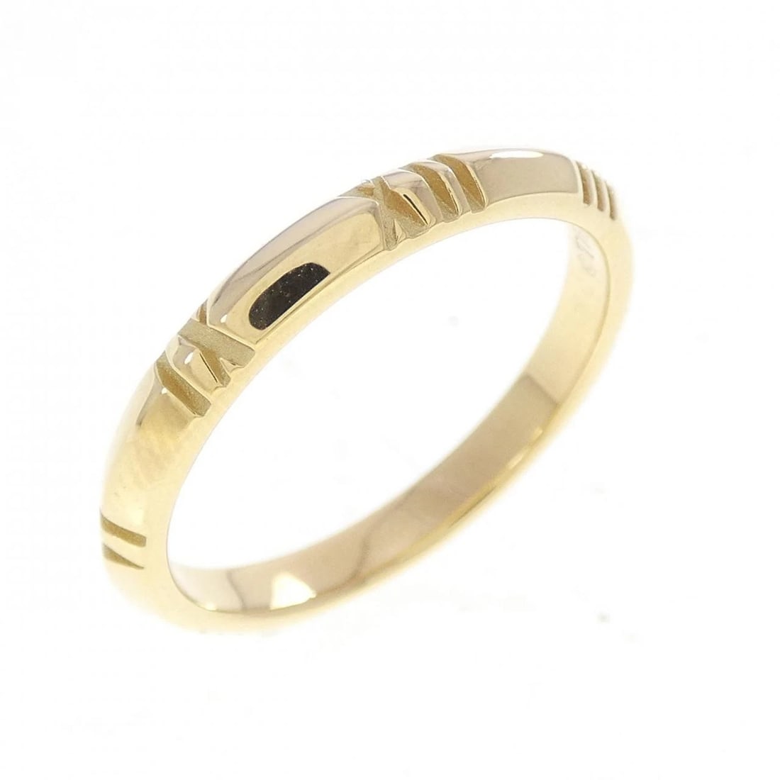 TIFFANY & CO. ATLAS X CLOSED NARROW RING: TIFFANY & Co. Atlas X Closed Narrow Ring Brand: TIFFANY&Co. Type/Style: TIFFANY & Co. Ring Material: 750 yellow gold, Color: yellow gold Size: US 9 Accessories: None Accessories Notice: When