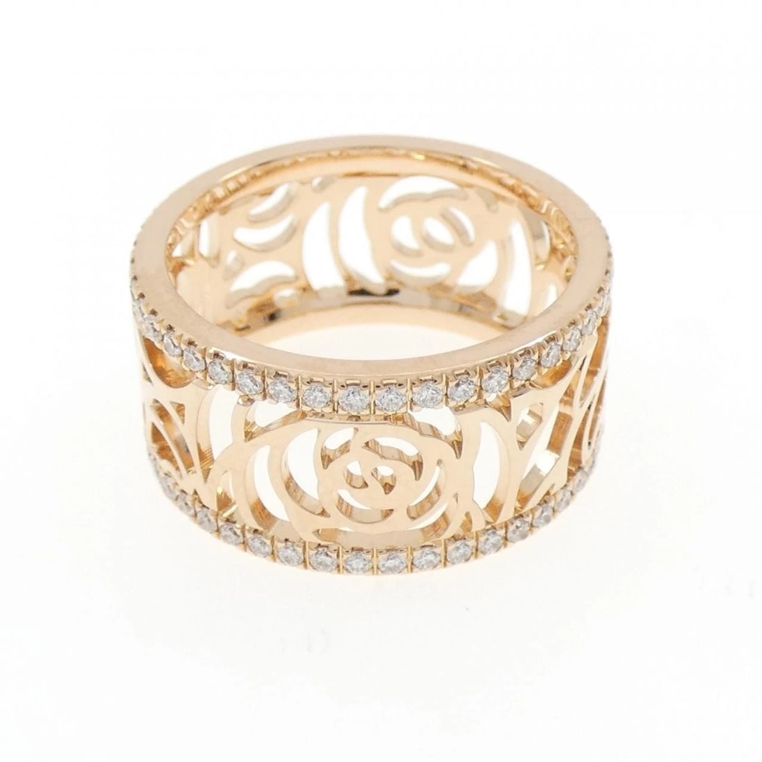CHANEL CAMELLIA MEDIUM RING - 2