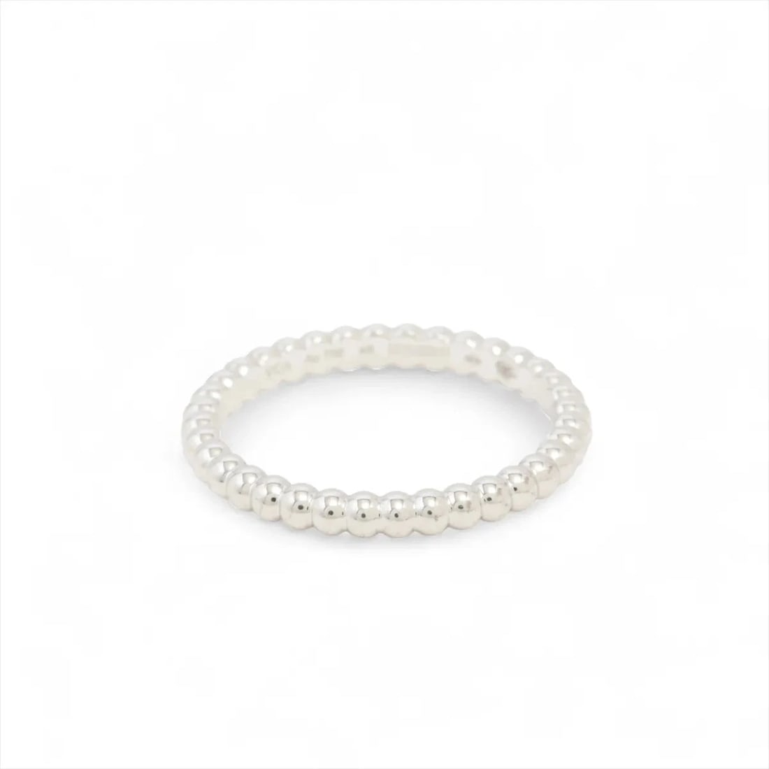 VAN CLEEF & ARPELS PERRELET RING 750(WG): Van Cleef & Arpels PERRELET Ring 750(WG) Brand: Van Cleef & Arpels Type/Style: Ring Material: 750(WG) Color: WG Size: 4.25 US Accessories: None Accessories Notice: When purchasing pre-owne