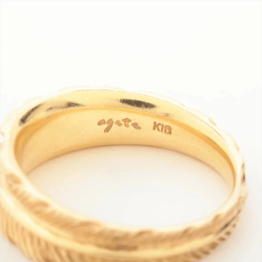 AGET RING K18(YG) - 3