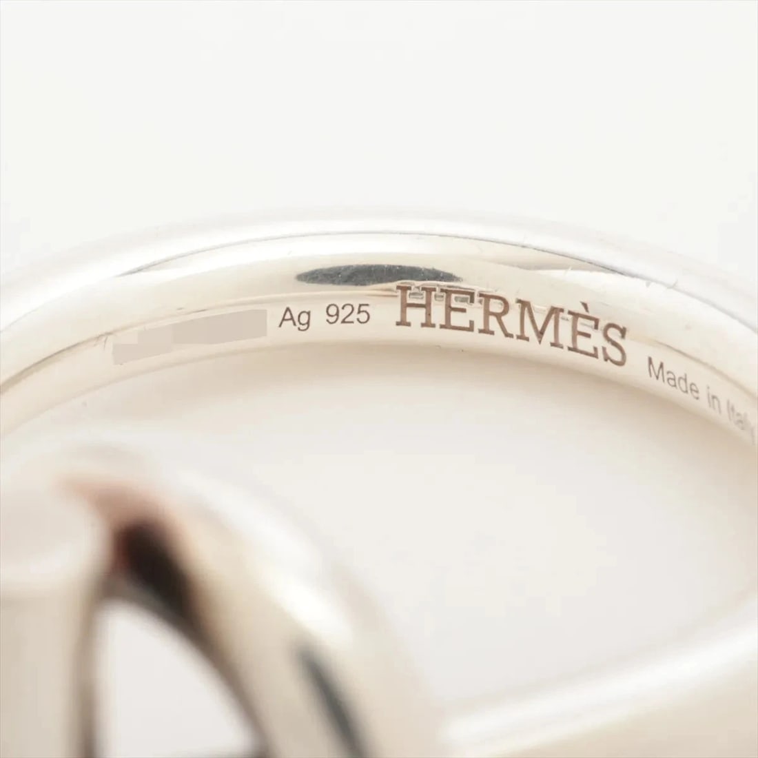 HERMES ECHAPE MM RING 925 SILVER - 3