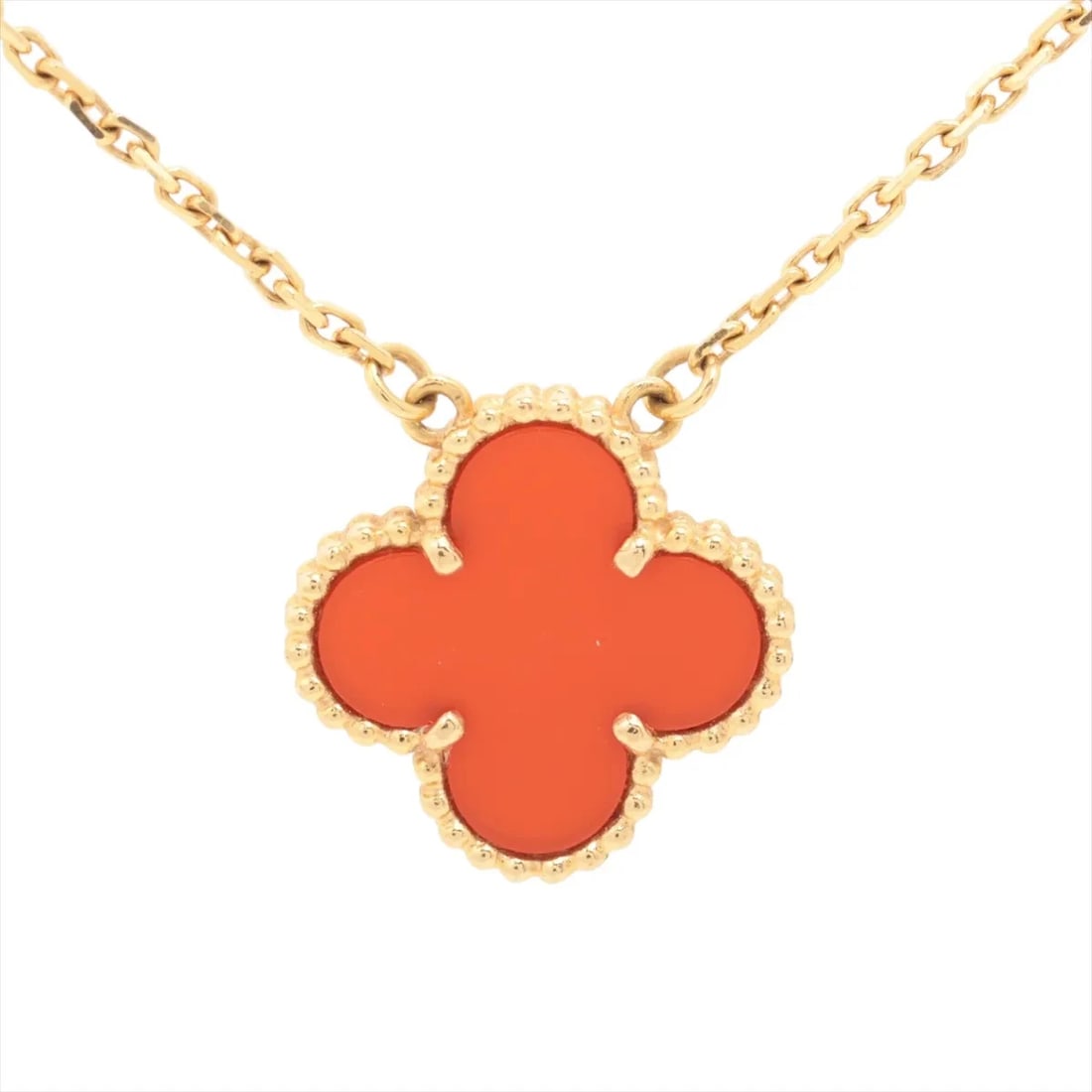 VAN CLEEF & ARPELS NECKLACE 750(YG): Van Cleef & Arpels Necklace 750(YG) Brand: Van Cleef & Arpels Type/Style: Necklace Material: 750(YG) Color: Yellow Gold Size: Chain length:42cm Accessories: None Accessories Notice: When p