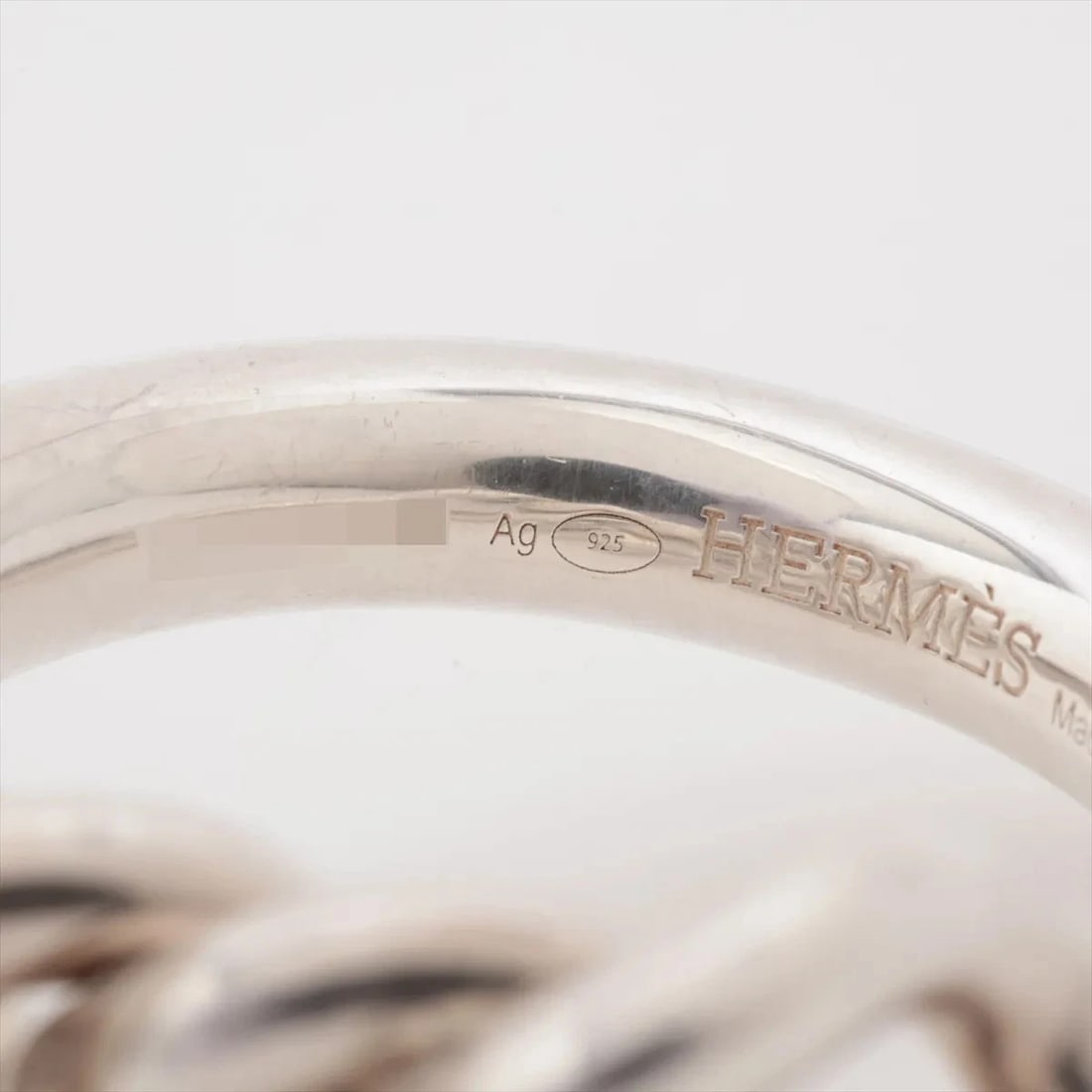 HERMES CROISET RING 925 SILVER - 3