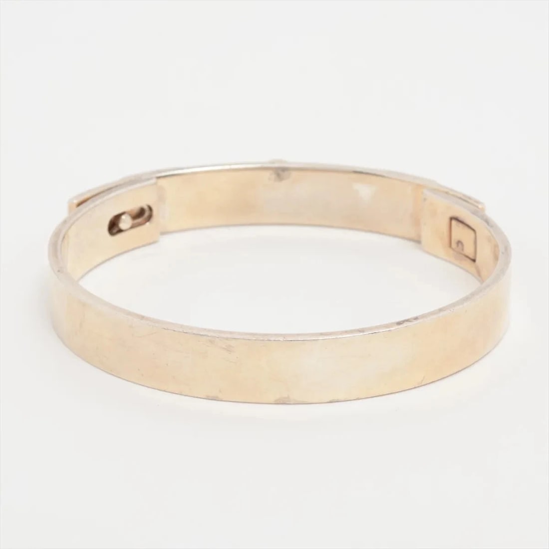 HERMES COLLIER DE CHIEN BANGLE 925 SILVER: Hermes Collier de Chien Bangle 925 Silver Brand: Hermes Type/Style: Bracelet Material: 925 Color: Silver Size: Bracelet length:15.5cm Accessories: None Accessories Notice: When purchasing
