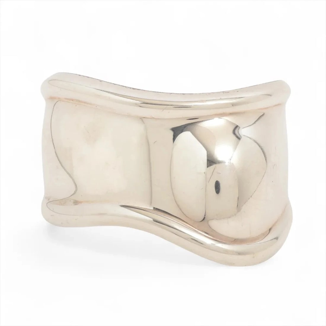 TIFFANY ELSA PERETTI BONE CUFF BANGLE925 SILVER: Tiffany Elsa Peretti Bone Cuff Bangle925 Silver Brand: Tiffany Type/Style: Bracelet Material: 925 Color: Silver Size: Bracelet length:14.5cm Accessories: None Accessories Notice: When purchasing