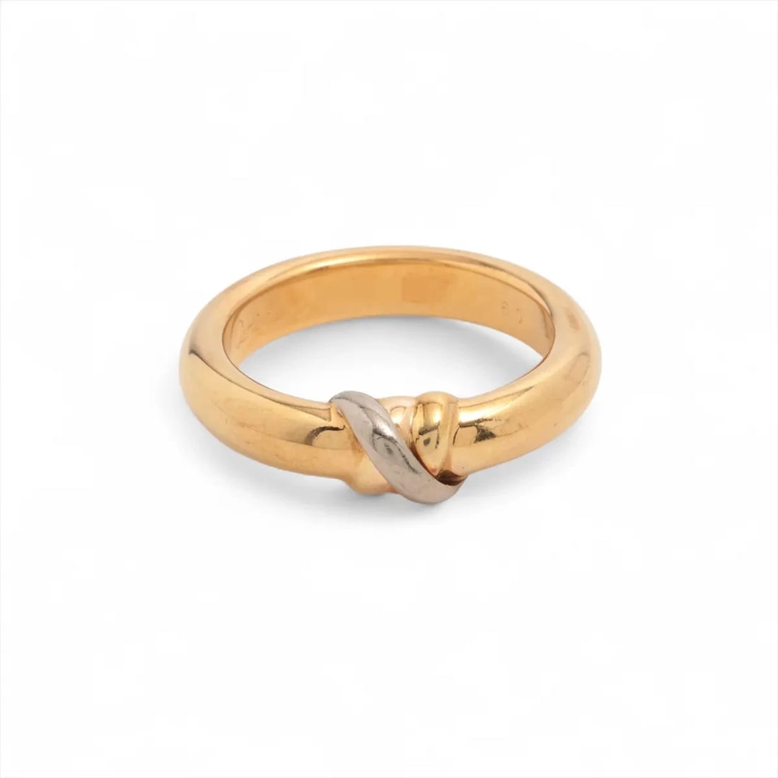 CARTIER THREAD RING 750(YG?PG?WG): Cartier Thread Ring 750(YG?PG?WG) Brand: Cartier Type/Style: Ring Material: 750(YG?PG?WG) Color: YG?PG?WG Size: 8.75 US Accessories: None Accessories Notice: When purchasing pre-owned good