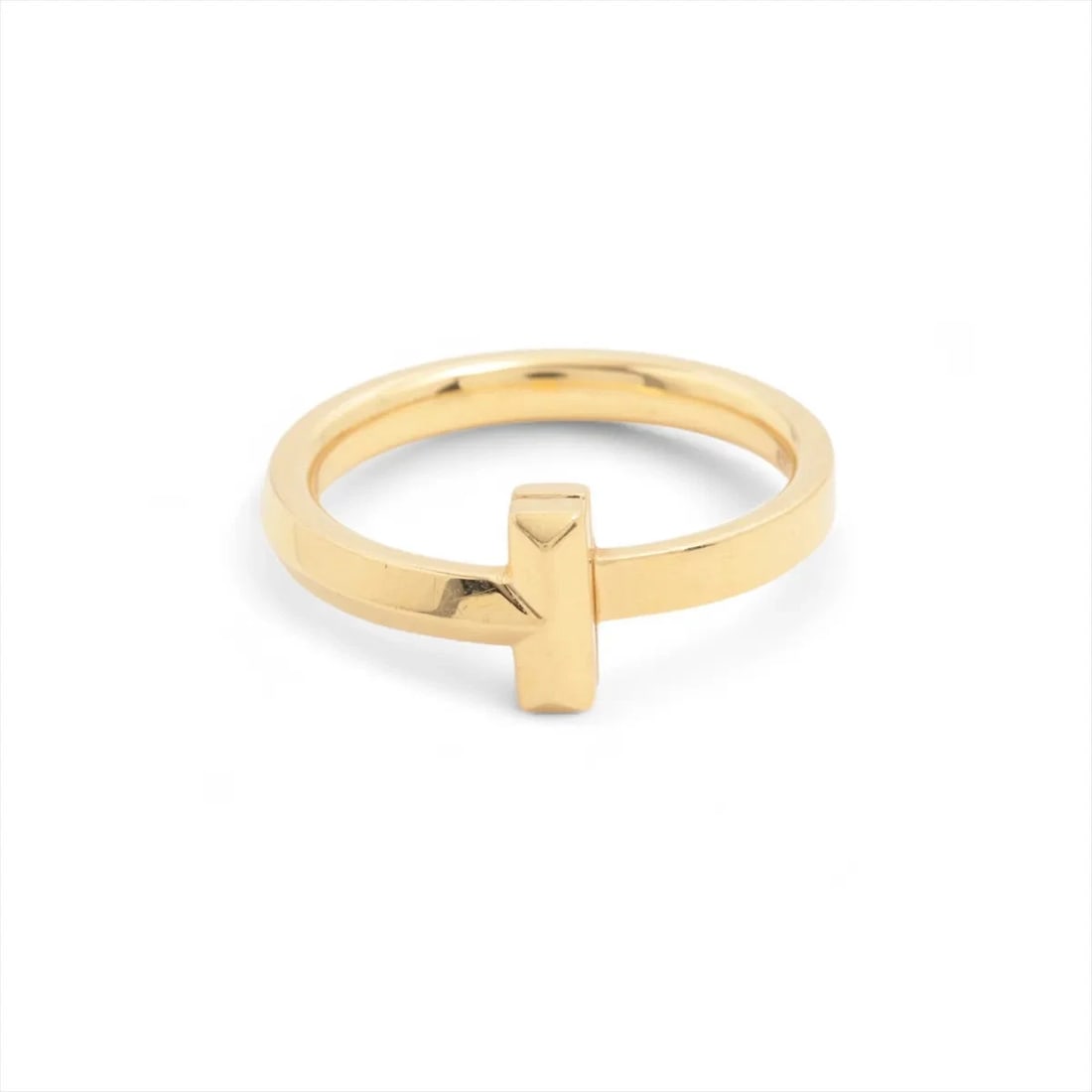 TIFFANY T-ONE NARROW RING 750(YG): Tiffany T-One Narrow Ring 750(YG) Brand: Tiffany Type/Style: Ring Material: 750(YG) Color: Yellow Gold Size: 5.25 US Accessories: None Accessories Notice: When purchasing pre-owned goods,