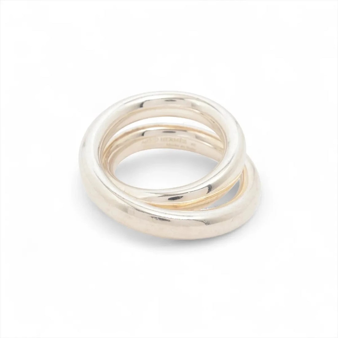 HERMES VERTIGES RING 925 SILVER: Hermes Vertiges Ring 925 Silver Brand: Hermes Type/Style: Ring Material: 925 Color: Silver Size: 4.5 US Accessories: None Accessories Notice: When purchasing pre-owned goods, please refer to the